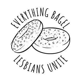 Everything Bagel Lesbian T-Shirt