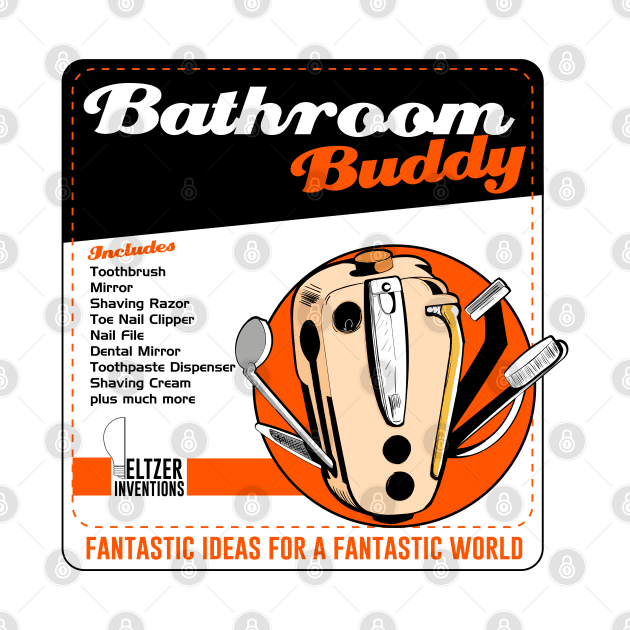 Peltzer Inventions Bathroom Buddy by Meta Cortex