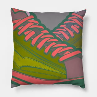 Vintage Hightop Sneakers Pillow