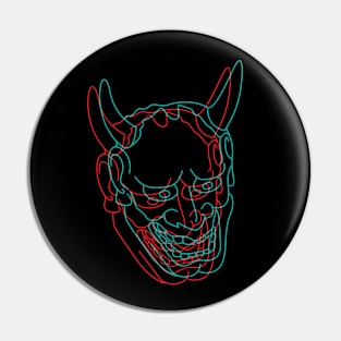 hannya mask Pin