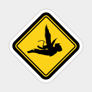 FLYING MONKEY CROSSING Magnet