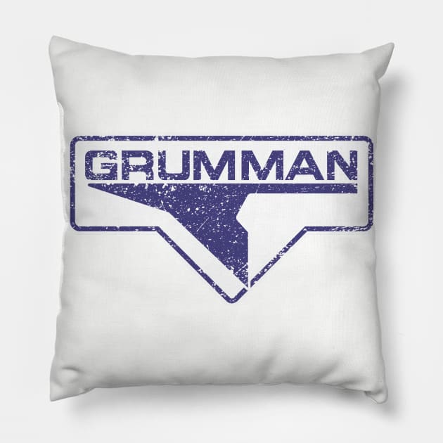 Grumman... the one tip canoe company Pillow by Cabin_13