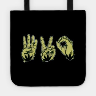 Best Stoner work 420 Marijuana Weed Reefer Tote