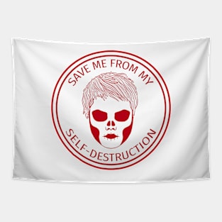 Boy Division Gee Skull Tapestry