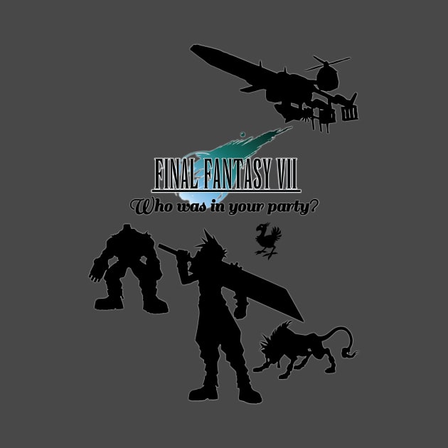 Final Fantasy VII - Who was in your party? (Barret & Red XIII) by cmarabate