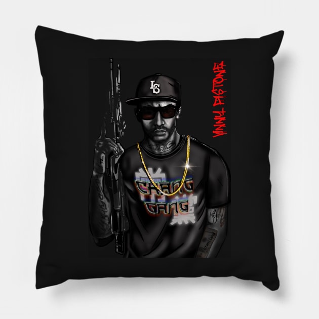 Vinny Pistone Pillow by Taniland