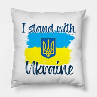 I stand with Ukraine Pillow