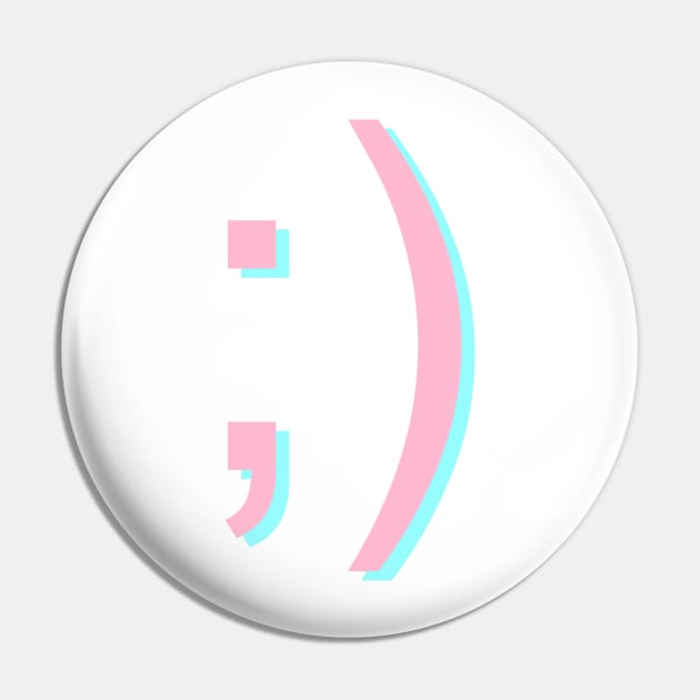 Winky Face Emoji - ;) Pin by SpaceDogLaika