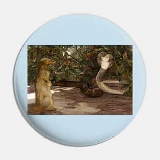 Jungle Book - Rikki Tikki Tavi - Detmold Brothers Pin