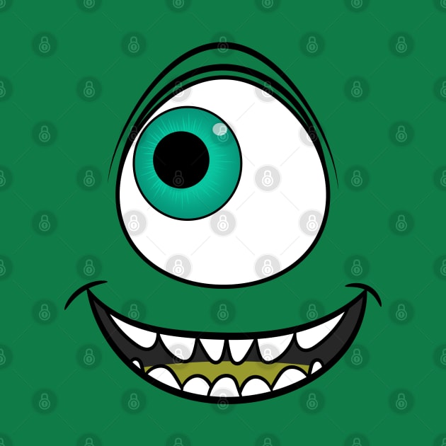 Monster inc - Mike Wazowski Funny Face by MFK_Clothes