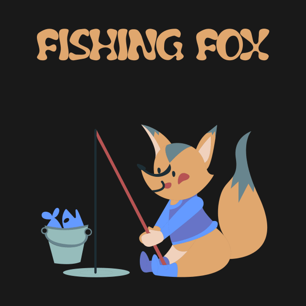 The fishing fox by Imutobi