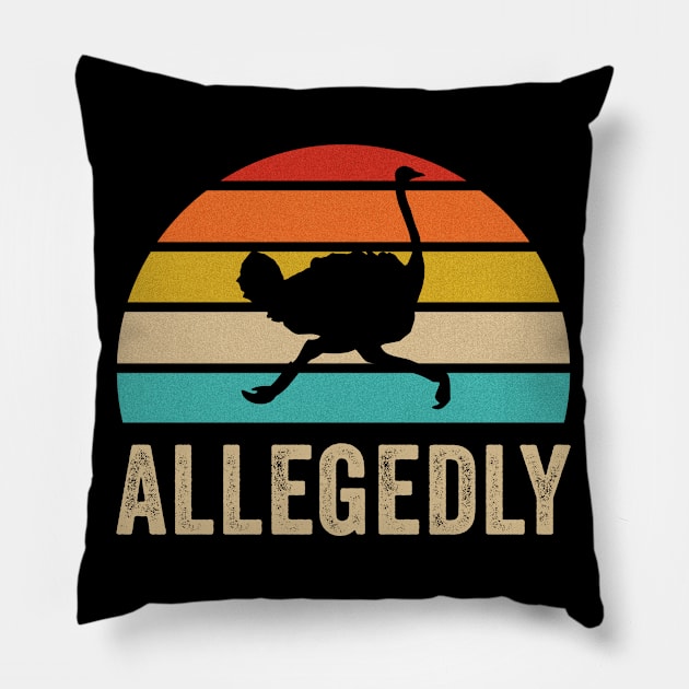 Lawyer , Allegedly , Funny Lawyer Pillow by CreativeShirt