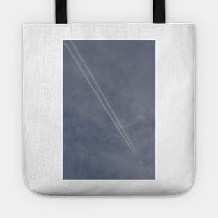 Diagonal Vapour Trail Tote