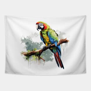 Military Macaw Tapestry