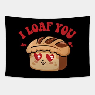 Sourdough I Loaf You - I LOVE YOU Tapestry