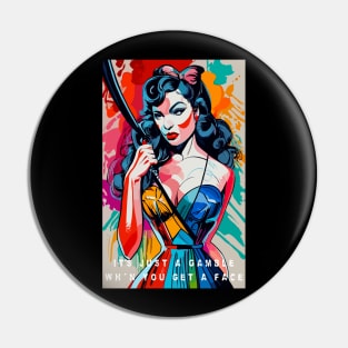 colorful abstract woman Pin