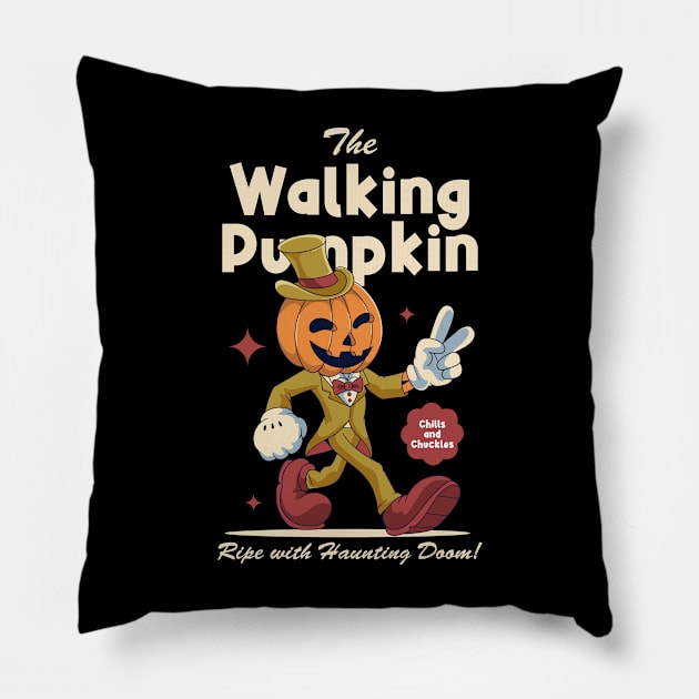 Jack O Lantern Halloween Pillow by milatees