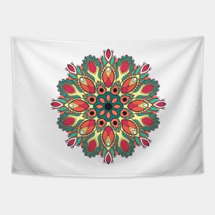 Floral mandala 3 Tapestry