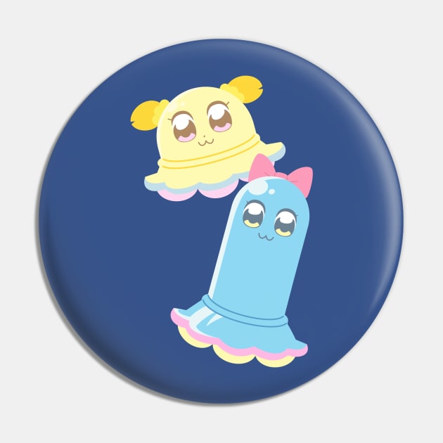 Popuko & Pipimi UFO Pin by Lorihime