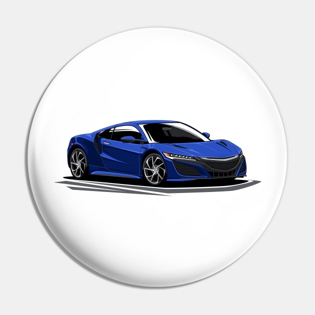 NSX Second Generation Pin by afrcreativeart