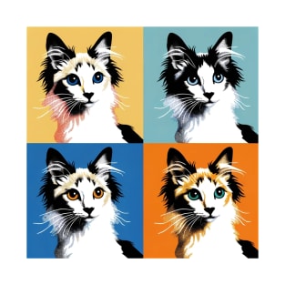 Japanese Bobtail Pop Art - Cat Lover Gift T-Shirt