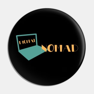 Laptop Digital Nomad Pin