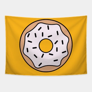 Simple Donut with Vanilla Frosting Tapestry