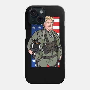 Trump Jet Plane Pilot Phone Case