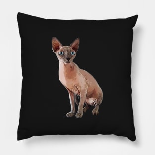 Sphynx Cat Kitten Pillow