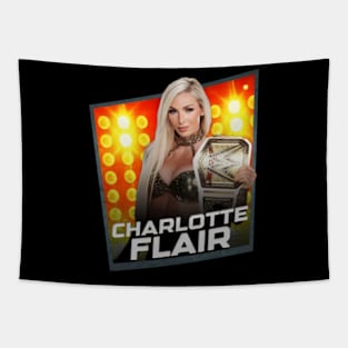 Charlotte Flair/////Card Game Concept Design Tapestry