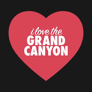 I Love The Grand Canyon In Red Heart T-Shirt