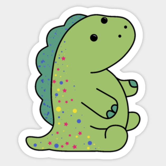 Cute Pickled The Dinosaur - Pickled The Dinosaur - Sticker | TeePublic AU