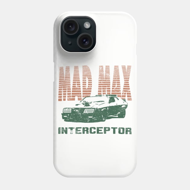 Black Car Ford Falcon V8 The Pursuit Special Interceptor from the movie Mad Max Phone Case by DaveLeonardo