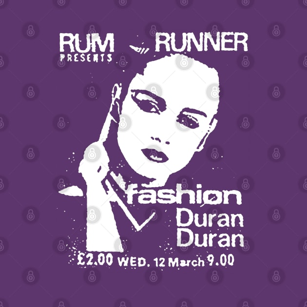 Rum Runner Fashion Duran Duran by Pop Fan Shop