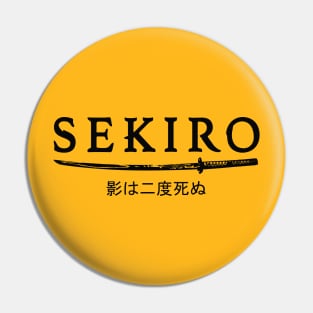 Sekiro Shadows Die Twice Kanji Shinobi Katana Pin