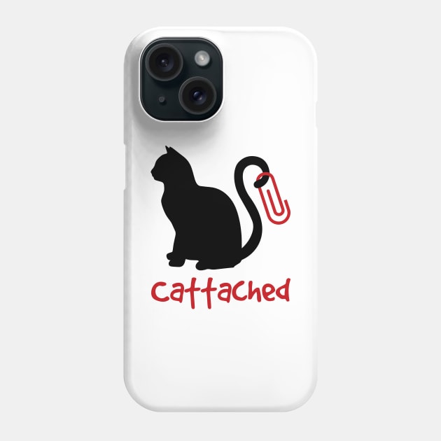 Cats, Cattached T-Shirt, Hoodie Phone Case by SamiSam