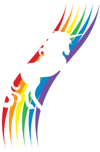 Stay Weird, Rainbow Unicorn Magnet