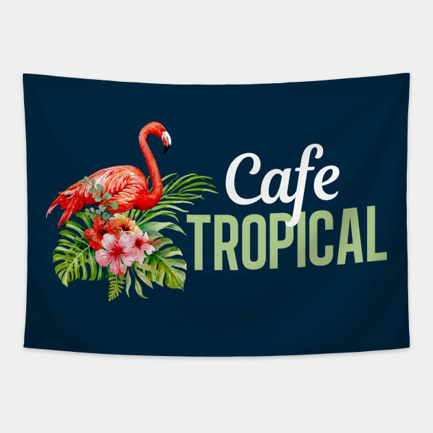 Cafe Tropical Schitts Creek Tapestry by epiclovedesigns