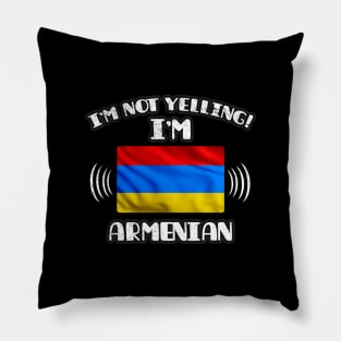 I'm Not Yelling I'm Armenian - Gift for Armenian With Roots From Armenia Pillow