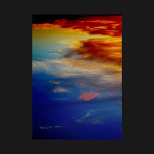 Firey heavenly abstract sky T-Shirt