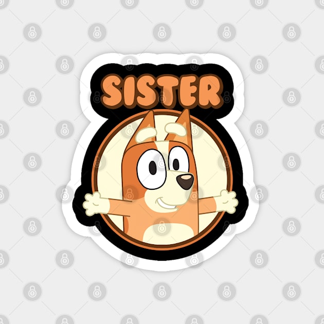 Sister Happy Magnet by Holy Beans