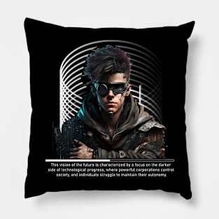 Cyberpunk Man Pillow