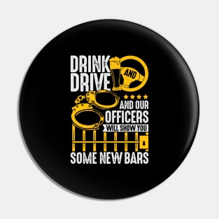 Funny Police Officer Inspector Job Sheriff Gift Pin