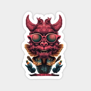 Funny demon inside of me Magnet