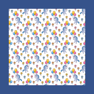 All over pattern cute unicorns T-Shirt