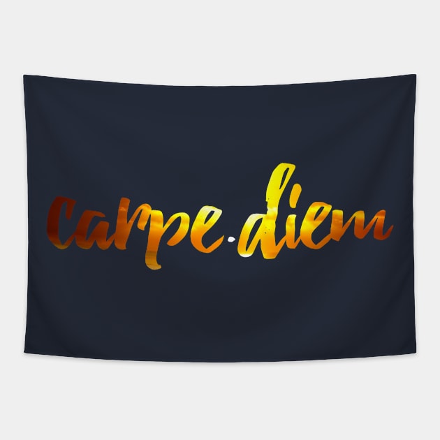 Carpe Diem Tapestry by paulusjart