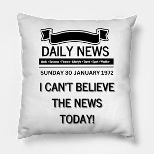 Sunday Bloody Sunday Merch Pillow