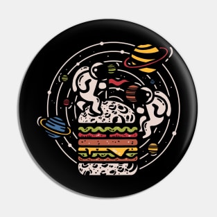 Space Burger Pin
