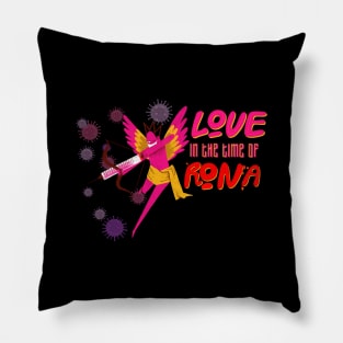 Vaxxed - love in time of rona Pillow