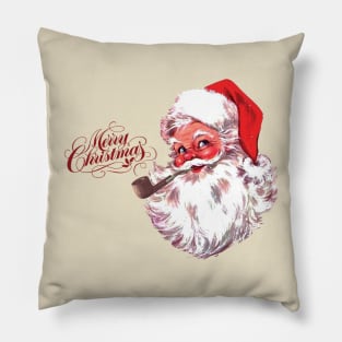 Merry Christmas From A Classic Pipe Smoker Pillow